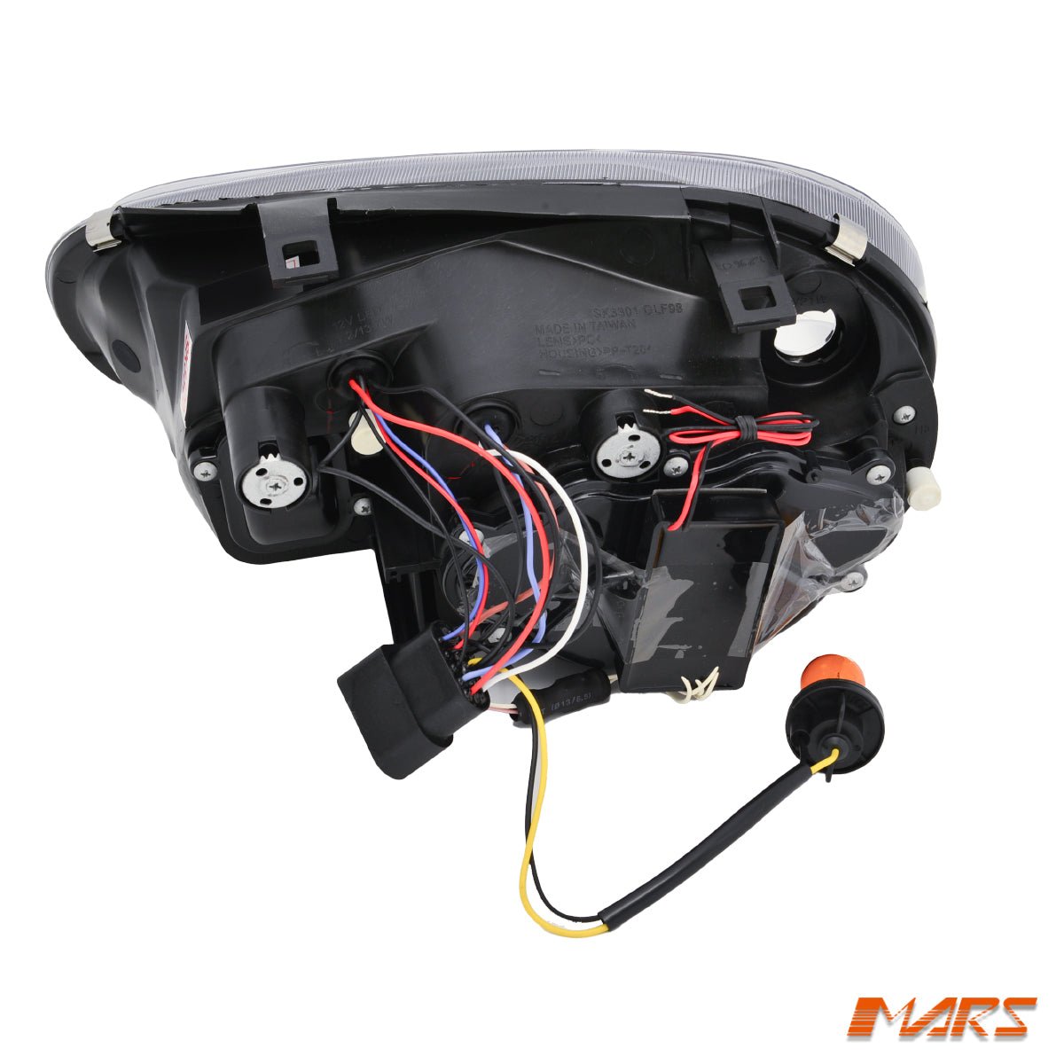 Black CCFL Angel Eyes Projector Head Lights for VolksWagen Golf IV 1999 - 2004 MK - 4 - Mars Performance