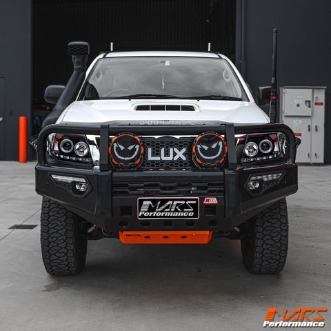 Black DRL LED & CCFL Angel Eyes Projector Head Lights for Toyota Hilux VIGO 2011 - 2015 SN - Mars Performance