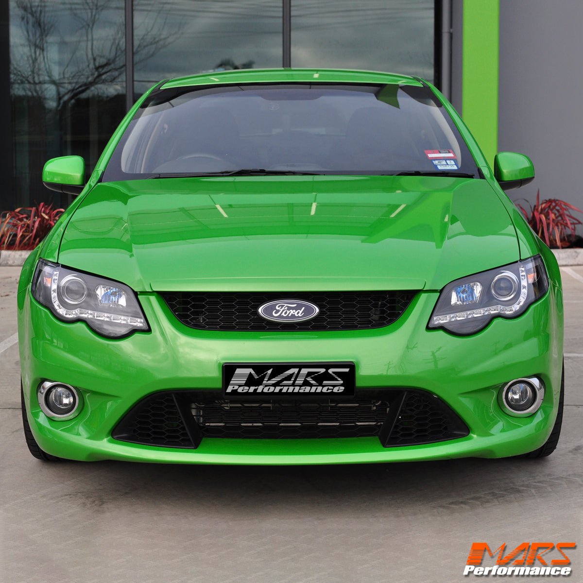 Black DRL LED Head Lights for Ford FPV Series 1 Falcon FG XR6 & XR8 Sedan & Ute - Mars Performance