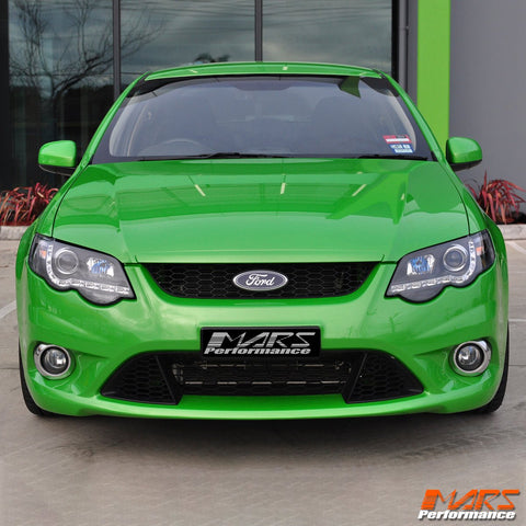 Black DRL LED Head Lights for Ford FPV Series 1 Falcon FG XR6 & XR8 Sedan & Ute - Mars Performance