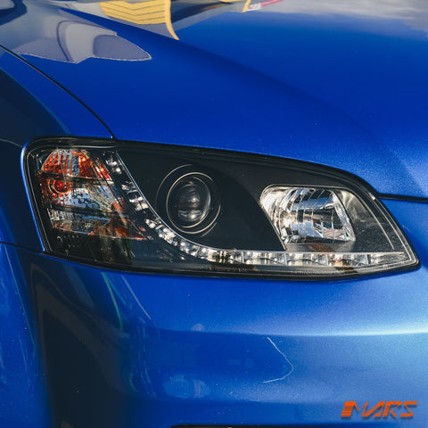 Black DRL LED Projector Head Lights for Holden Commodore & HSV VE Series 2 2009 - 2013 - Mars Performance