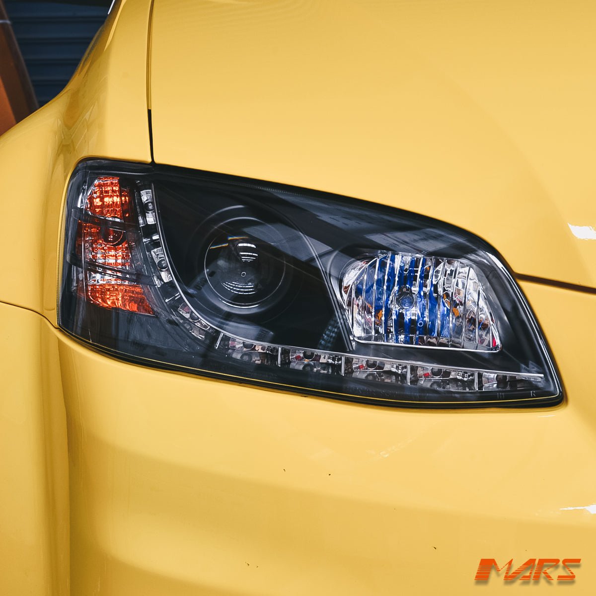 Black DRL LED Projector Head Lights for Holden Commodore & HSV VE Series 2 2009 - 2013 - Mars Performance