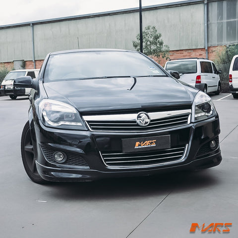 Black DRL LED Projector Head Lights with LED Indicators for Holden Astra H 2004 - 2012 - Mars Performance