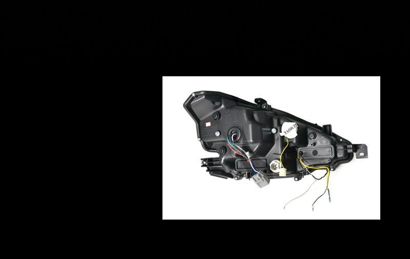 Black Full LED DRL Day - Time Projector Head Lights for Lexus IS200T IS250 IS300H IS350 GSE30R 2013 - 2016 - Mars Performance