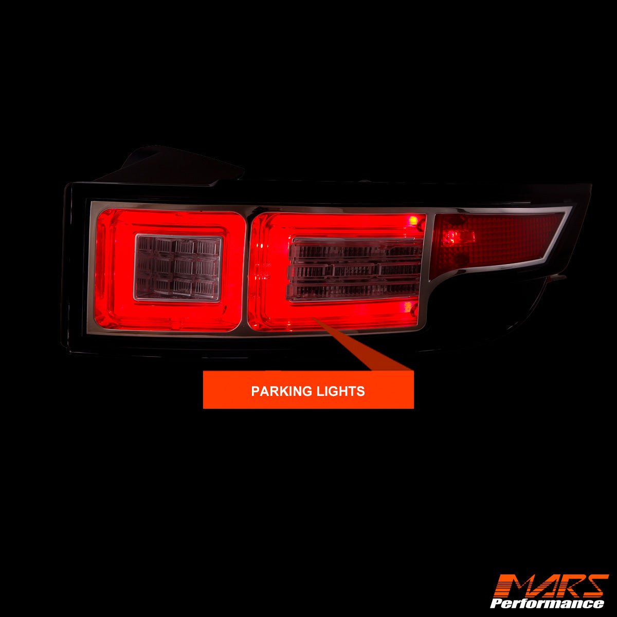 Black Full LED Tail Lights for Land Rover Range Rover Evoque L538 2011 - 2015 - Mars Performance