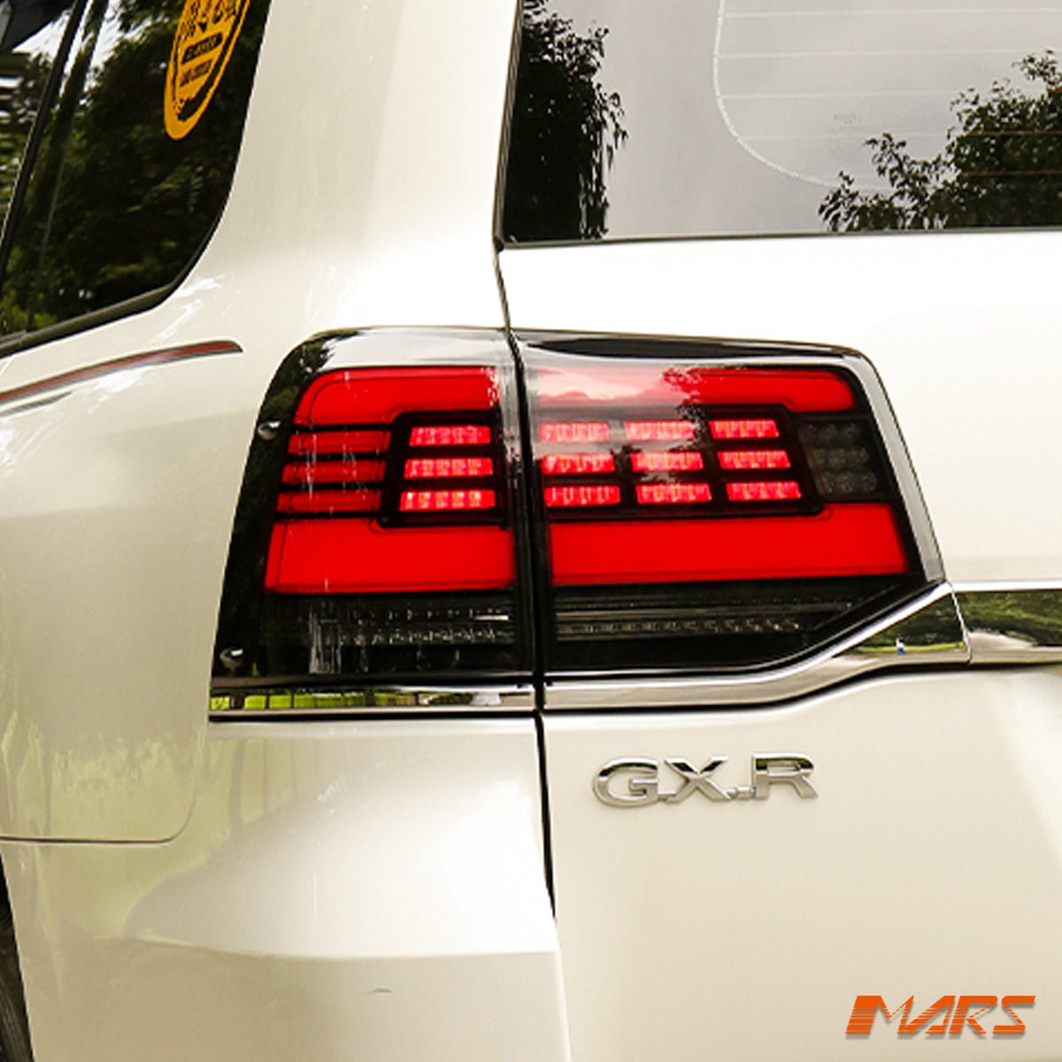 Black Full LED Tail Lights with Sequential Indicators for TOYOTA LANDCRUISER FJ200 LC200 200 Series 2015 - 2020 - Mars Performance