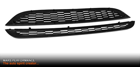 Black JCW Style ABS Front Grill for Mini Cooper & Cooper S 2001 - 2006 R50 R51 R52 R53 - Mars Performance