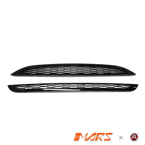 Black JCW Style ABS Front Grill for Mini Cooper & Cooper S 2001 - 2006 R50 R51 R52 R53 - Mars Performance
