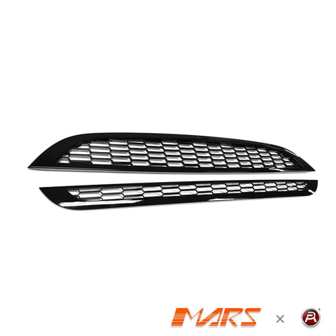 Black JCW Style ABS Front Grill for Mini Cooper & Cooper S 2001 - 2006 R50 R51 R52 R53 - Mars Performance