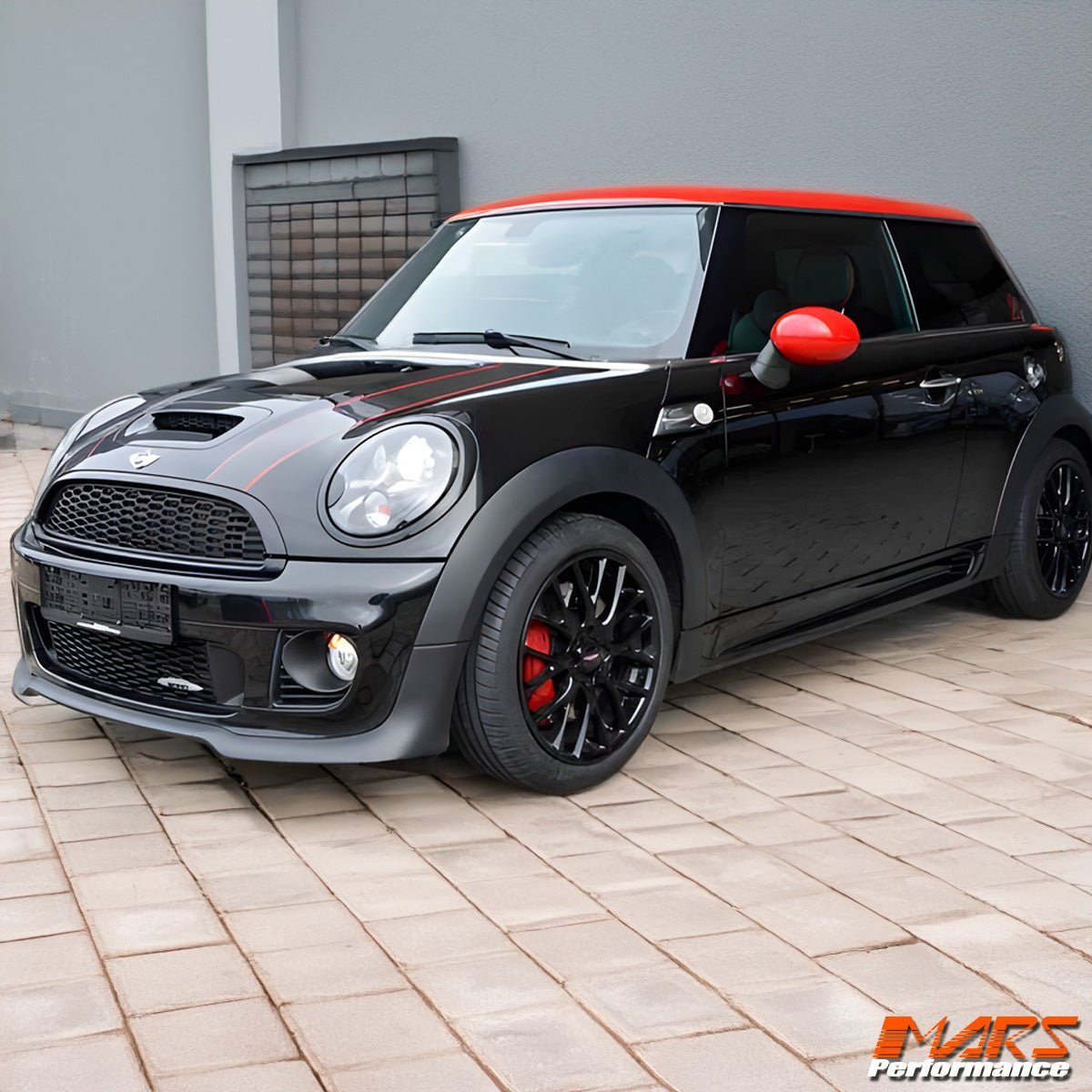Black JCW Style ABS Front Grill Grill Bodykit for Mini Cooper & Cooper S 2007 - 2013, R55 R56 R57 R58 R59 - Mars Performance