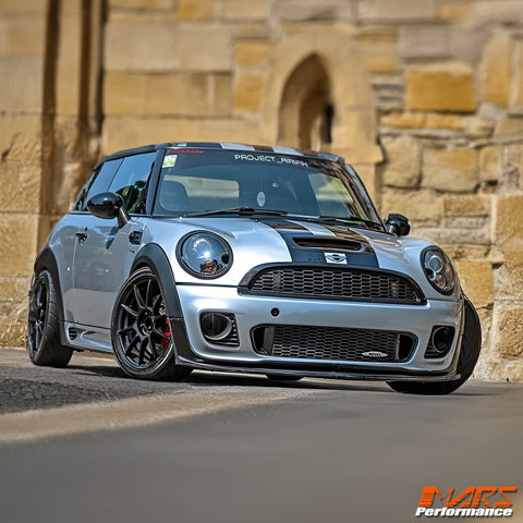 Black JCW Style ABS Front Grill Grill Bodykit for Mini Cooper & Cooper S 2007 - 2013, R55 R56 R57 R58 R59 - Mars Performance