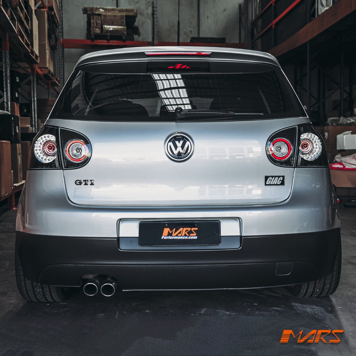 Black LED Altezza Tail lights for VolksWagen VW Golf V MK - 5 2004 - 2009 - Mars Performance