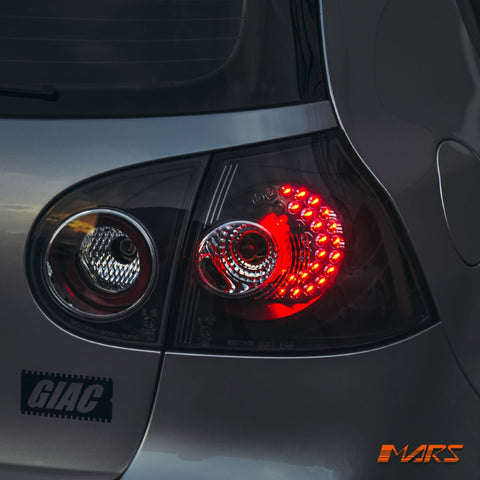 Black LED Altezza Tail lights for VolksWagen VW Golf V MK - 5 2004 - 2009 - Mars Performance