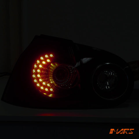 Black LED Altezza Tail lights for VolksWagen VW Golf V MK - 5 2004 - 2009 - Mars Performance
