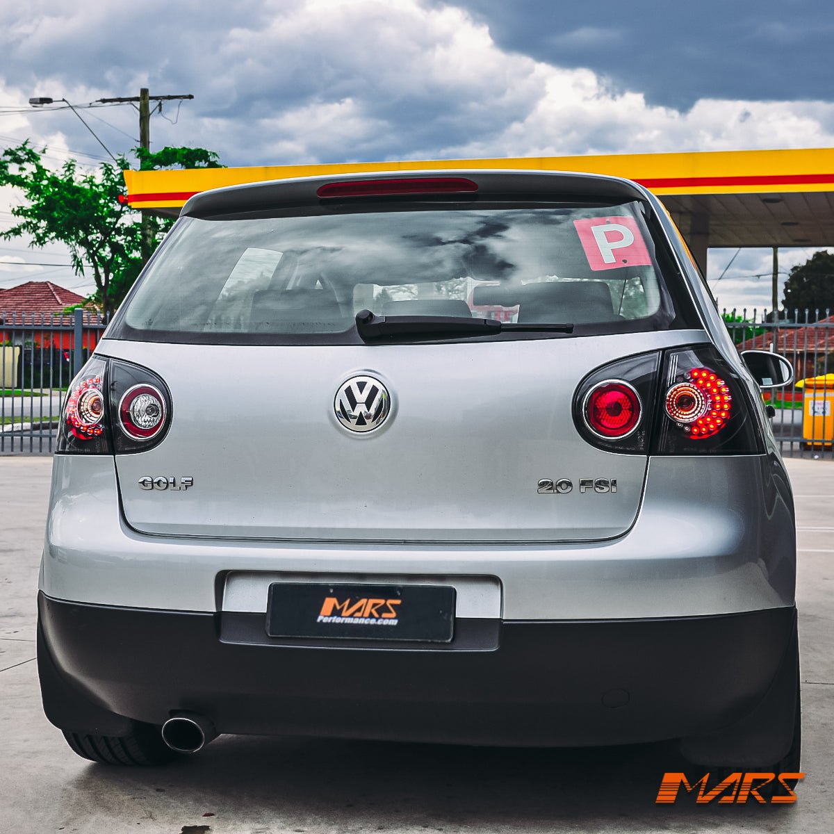 Black LED Altezza Tail lights for VolksWagen VW Golf V MK - 5 2004 - 2009 - Mars Performance