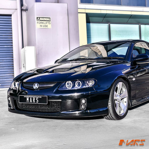 Black LED & CCFL Angel Eyes Projector Head Lights for Holden VZ Monaro 2004 - 2006 & HSV Coupe VZ - Mars Performance