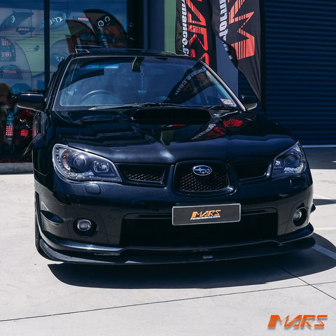 Black LED DRL Day - Time Projector Head Lights for Subaru Impreza 2005 - 2007 - Mars Performance