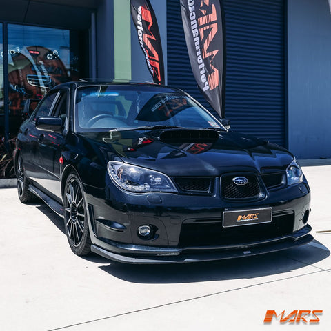 Black LED DRL Day - Time Projector Head Lights for Subaru Impreza 2005 - 2007 - Mars Performance