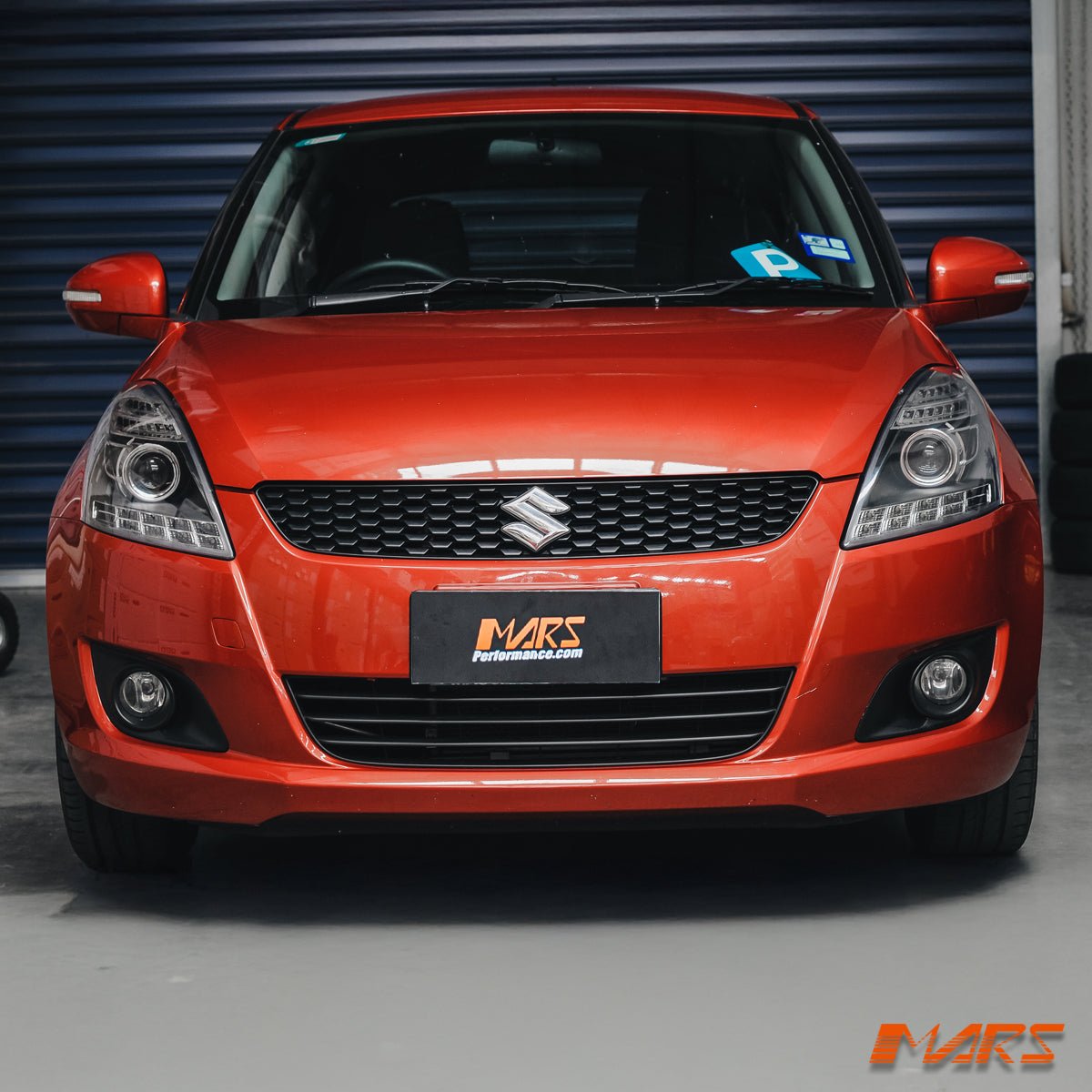 Black LED DRL Dual Beam Projector Head Lights for Suzuki Swift 2011 - 2017 - Mars Performance