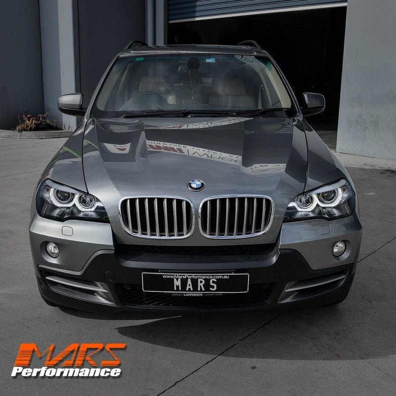 Black LED DRL projector Head Lights for BMW X - Series X5 E70 - Suit Stock Xenon / AFS Model only - Mars Performance