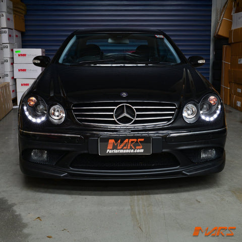 Black LED DRL Projector Head Lights for Mercede - Benz CLK - Class W209 C209 A209 2002 - 2009 - Mars Performance