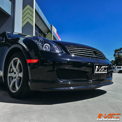 Black LED DRL Projector Head Lights for Nissan & Infiniti G35 V35 Coupe 2003 - 2008 - Mars Performance