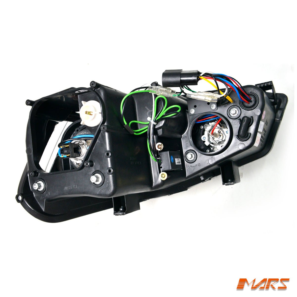 Black LED DRL Projector Head Lights for VolksWagen VW POLO 6R 2010 - 2016 - Mars Performance