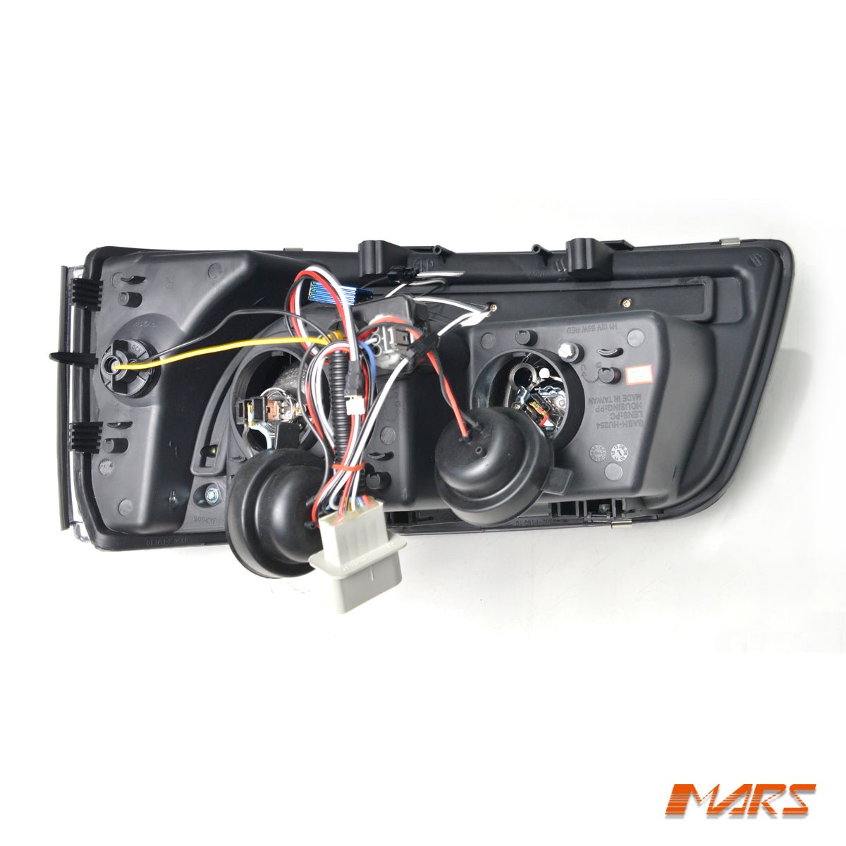 Black LED DRL Projector Head Lights for VolksWagen VW Transporter & Multivan T5 2004 - 2010 - Mars Performance