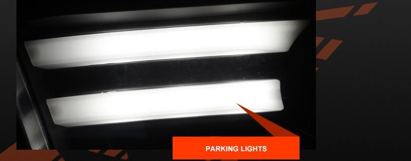 Black LED DRL Projector Head Lights with LED Indicators for RAM 1500 EXPRESS 2009 - 2022 - Mars Performance