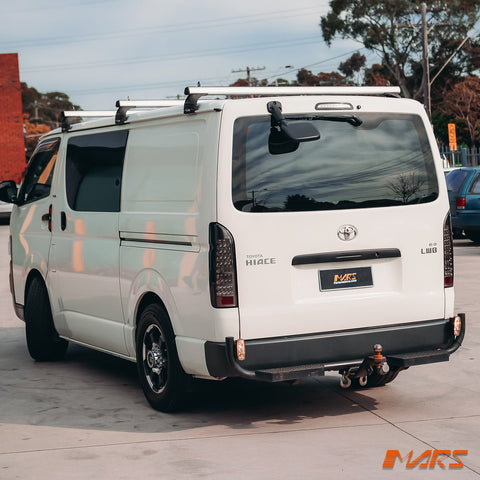 Black LED High Mount Brake Third Tail lights for Toyota Hiace VAN 2005 - 2014 - Mars Performance