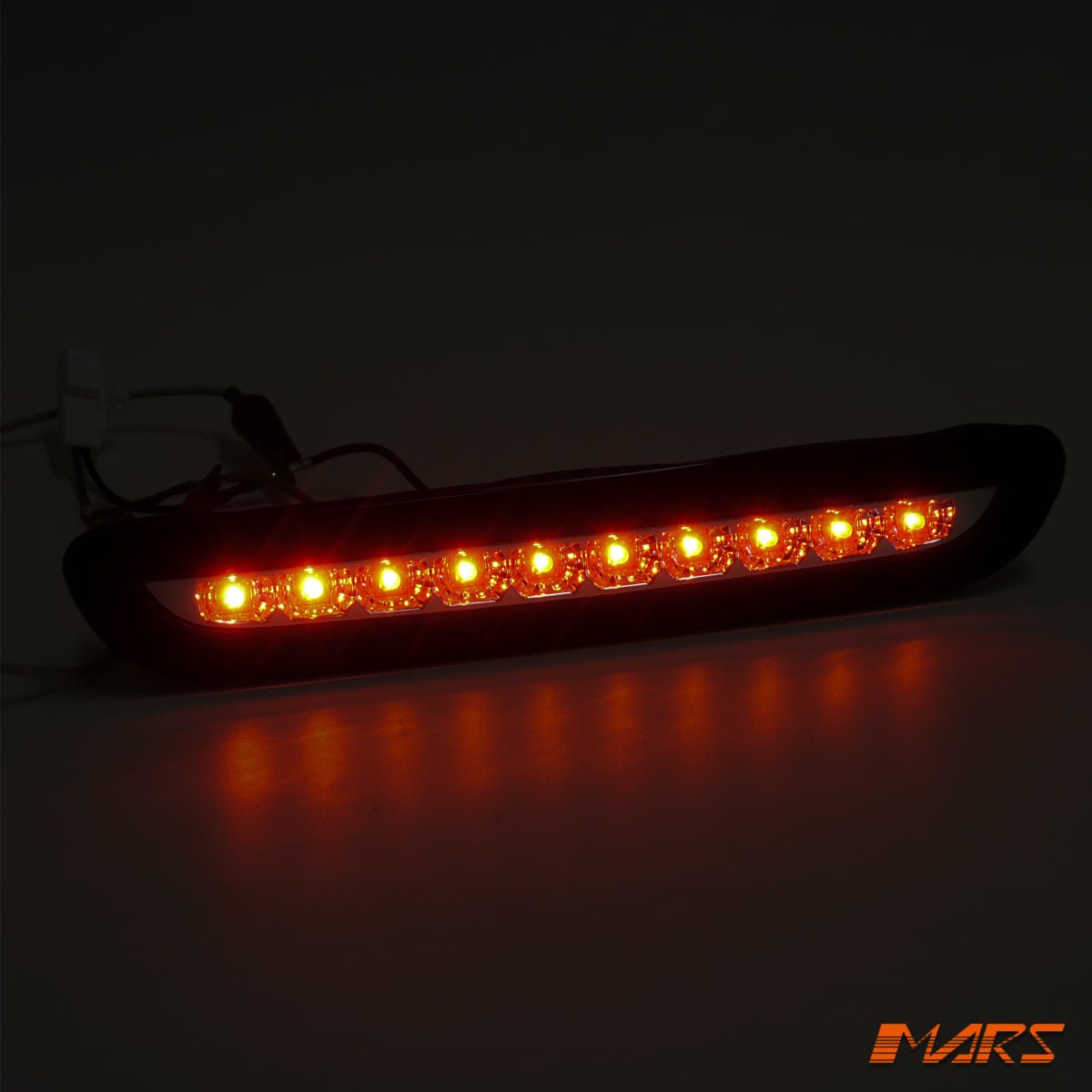 Black LED High Mount Brake Third Tail lights for Toyota Hiace VAN 2005 - 2014 - Mars Performance