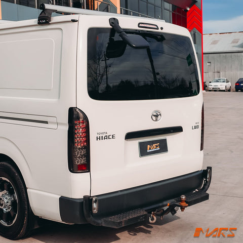 Black LED High Mount Brake Third Tail lights for Toyota Hiace VAN 2005 - 2014 - Mars Performance