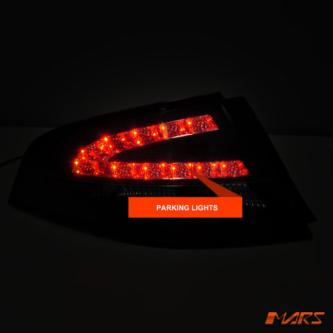 Black LED Tail Lights for Ford Falcon FPV FG Sedan XT G6 XR 2008 - 2014 - Mars Performance