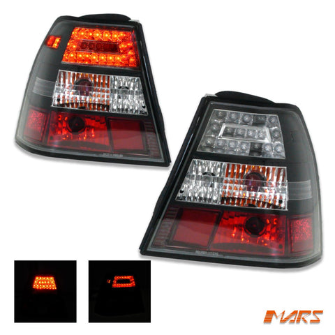 Black LED Tail lights for VolksWagen Bora & Jetta 1998 - 2004 MK4 - Mars Performance