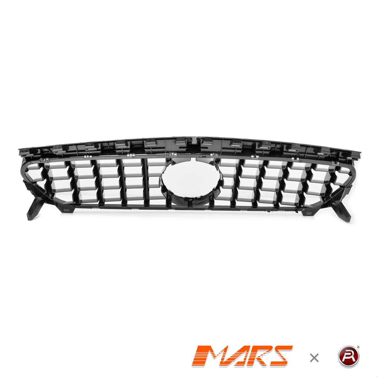 Black Panamericana Front Bumper Bar Grille Grill Bodykit for Mercedes - Benz CLA - Class X117 C117 2013 - 2019 & CLA45 AMG - Mars Performance
