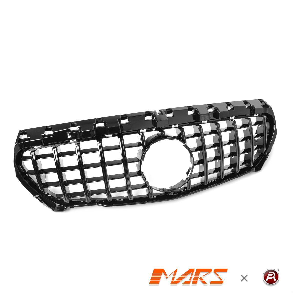 Black Panamericana Front Bumper Bar Grille Grill Bodykit for Mercedes - Benz CLA - Class X117 C117 2013 - 2019 & CLA45 AMG - Mars Performance