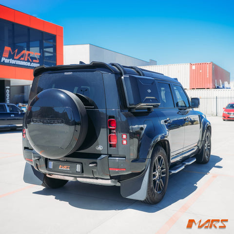 Black Side mount Storage Box Window Storage for Land Rover Defender L663 90 110 130 2020 - 2025 - Mars Performance