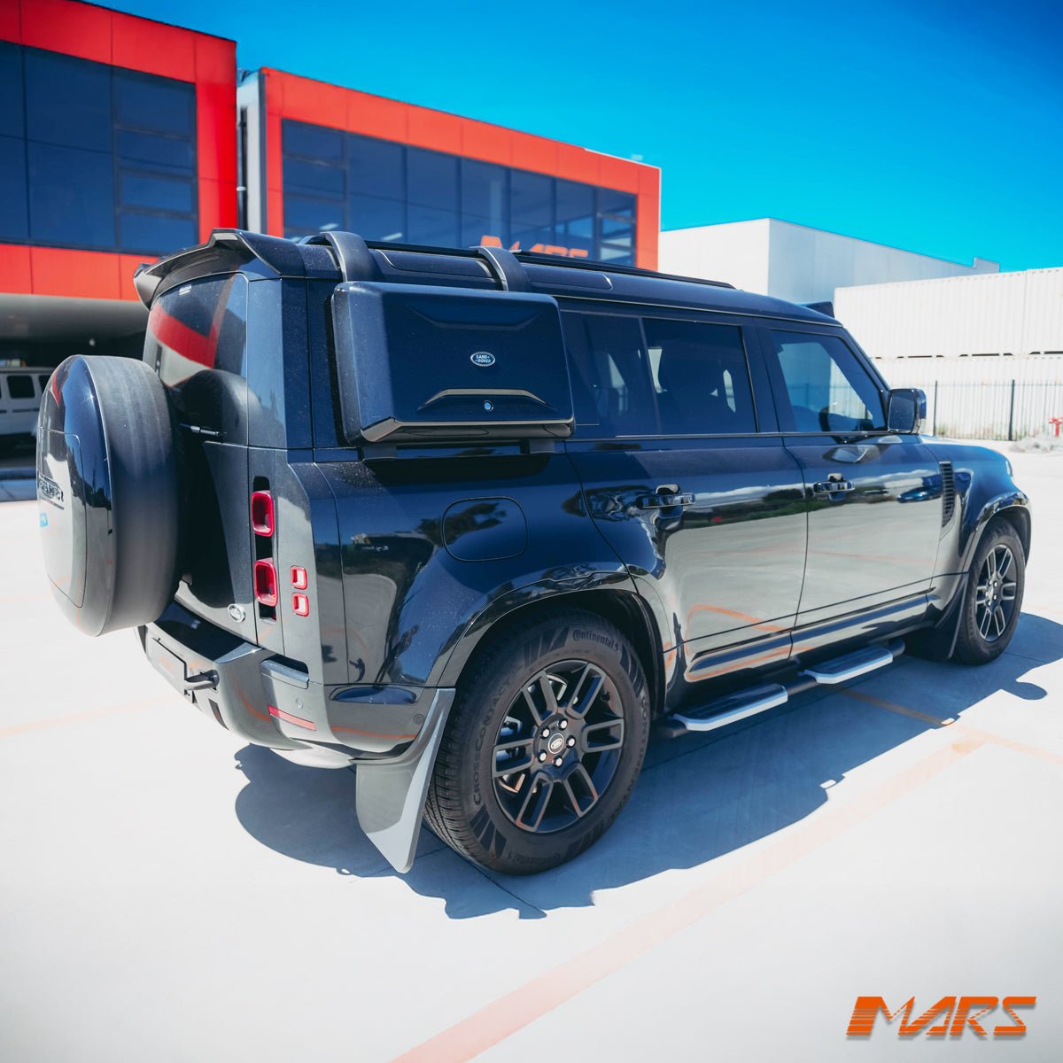 Black Side mount Storage Box Window Storage for Land Rover Defender L663 90 110 130 2020 - 2025 - Mars Performance