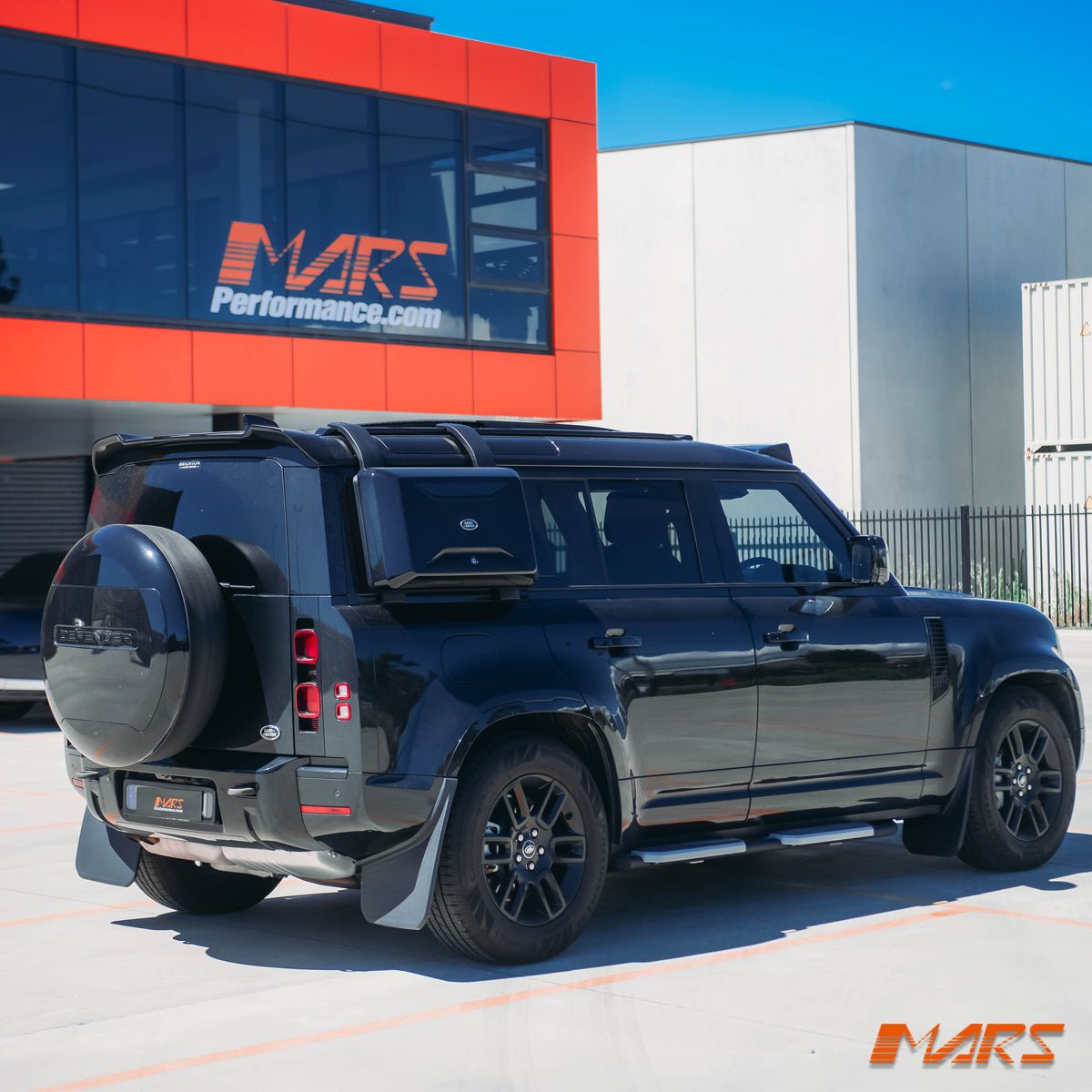Black Side mount Storage Box Window Storage for Land Rover Defender L663 90 110 130 2020 - 2025 - Mars Performance