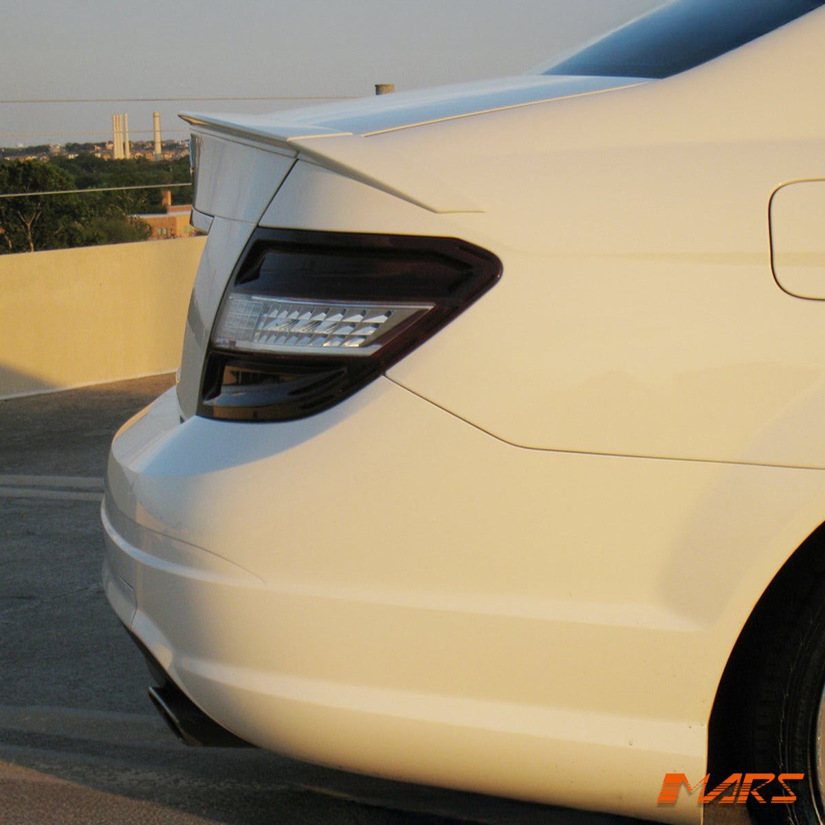 Brabus Style unpainted Rear Trunk Lip Spoiler Bodykit for Mercedes - Benz C - Class W204 Sedan & C63 AMG 2007 - 2014 - Mars Performance