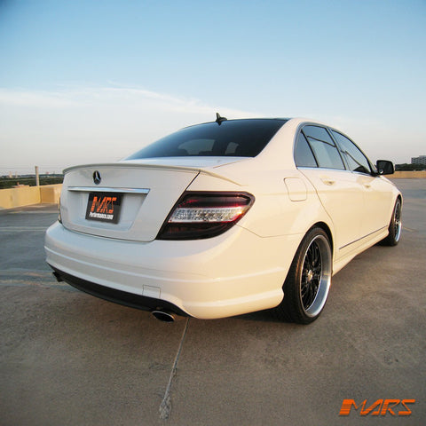 Brabus Style unpainted Rear Trunk Lip Spoiler Bodykit for Mercedes - Benz C - Class W204 Sedan & C63 AMG 2007 - 2014 - Mars Performance