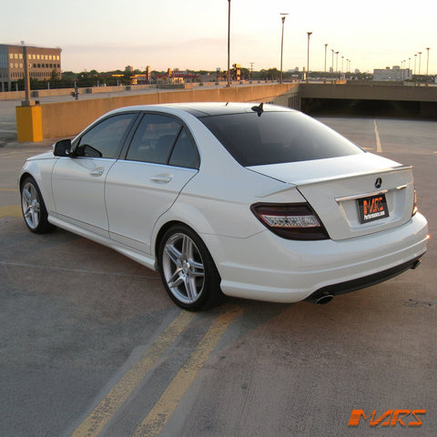 Brabus Style unpainted Rear Trunk Lip Spoiler Bodykit for Mercedes - Benz C - Class W204 Sedan & C63 AMG 2007 - 2014 - Mars Performance