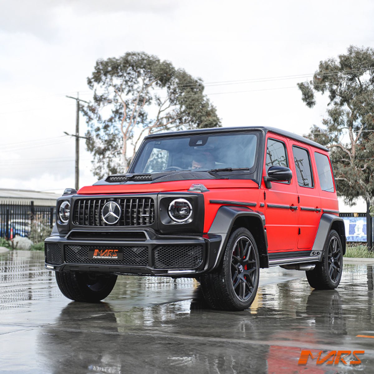 Brabus WideStar Style Front Bumper Bar & Grill Bodykit for Mercedes - Benz G - Class W464 W463A & G63 AMG 2019 - 2024 - Mars Performance