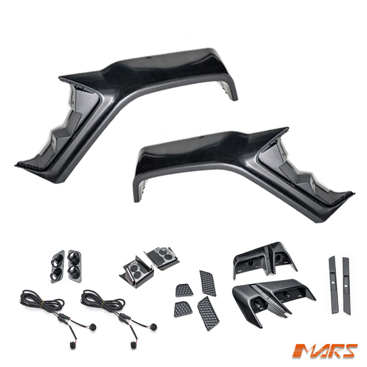 Brabus WideStar Style Front Fender Guard Wheel Arches Bodykit for Mercedes - Benz G - Class W464 W463A & G63 AMG 2019 - 2024 - Mars Performance