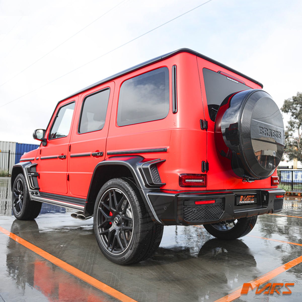 Brabus WideStar Style Rear Bumper Bar Bodykit for Mercedes - Benz G - Class W464 W463A & G63 AMG 2019 - 2024 - Mars Performance