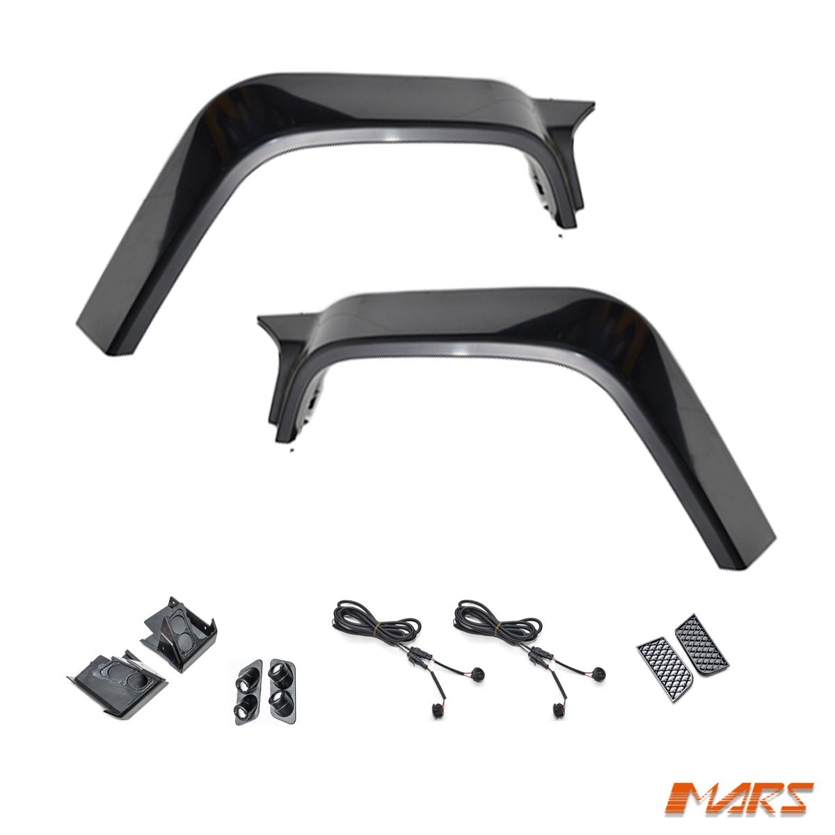 Brabus WideStar Style Rear Fender Guard Wheel Arches Bodykit for Mercedes - Benz G - Class W464 W463A & G63 AMG 2019 - 2024 - Mars Performance