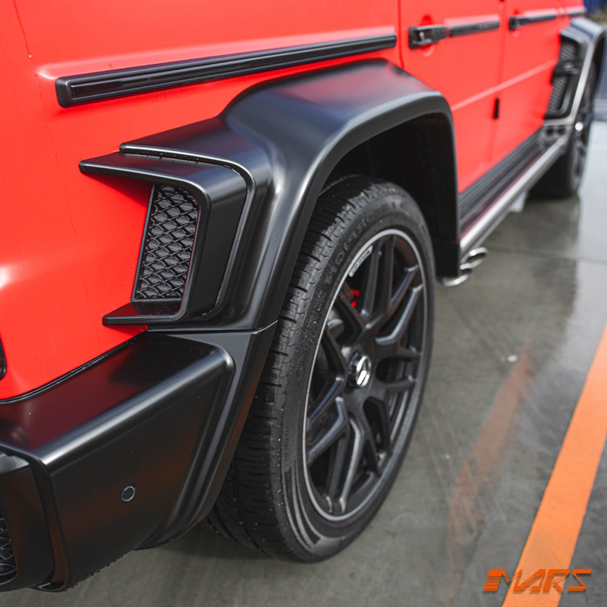 Brabus WideStar Style Rear Fender Guard Wheel Arches Bodykit for Mercedes - Benz G - Class W464 W463A & G63 AMG 2019 - 2024 - Mars Performance