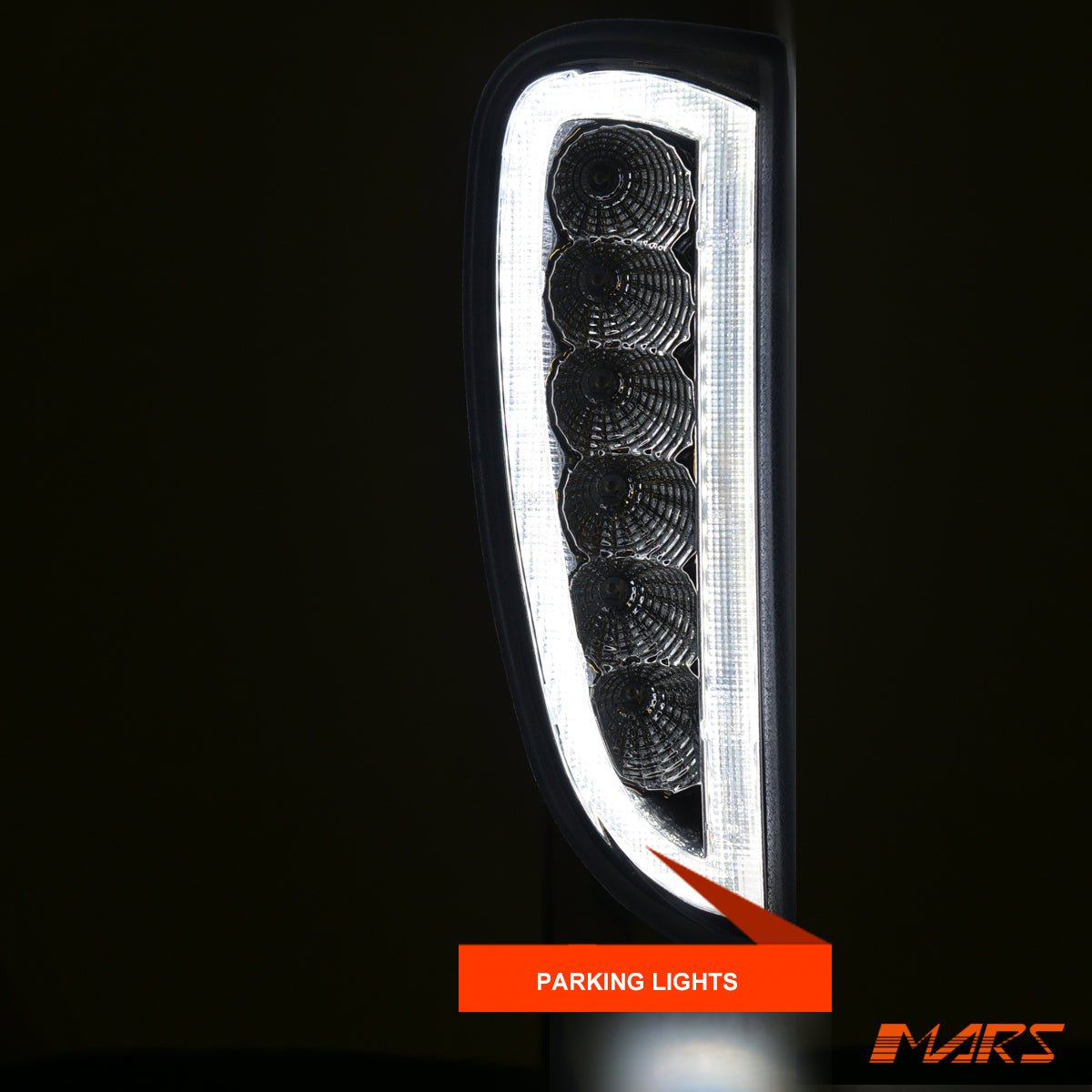 Bumper Bar Driving DRL Lights with Indicator Turn Signal for Porsche Cayenne 957 2006 - 2010 - Mars Performance