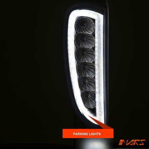 Bumper Bar Driving DRL Lights with Indicator Turn Signal for Porsche Cayenne 957 2006 - 2010 - Mars Performance