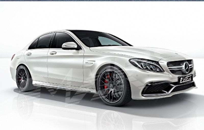 C63 - S AMG Style Metal Fender Guard for Mercedes - Benz C - Class W205 Sedan & S205 Wagon - Mars Performance